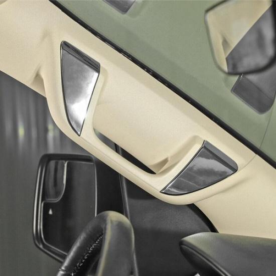 For 2019-2024 Dodge RAM 1500 ABS Chrome A-pillar Grab Handle Decor Cover Trim 4P