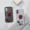 Dark Night Rose iPhone Case: Drop-Proof, Fits iPhone 13-17, Perfect for Girls