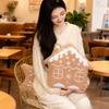 Christmas Gingerbread Man Series Plush Snowflake Brown Festive Decorations Doll Kawaii Toy Soft Pillow Cushion Gift For Children