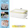 Food Storage Containers Airtight Leak Proof BPA Free Food Grade Plastic 1/4 Pcs for Baked Goods Bread Storage