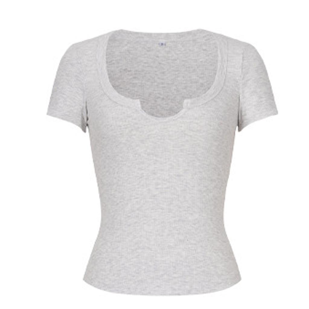 Women's Strapless And Navel Exposed Hollow Solid Color Knitted Top