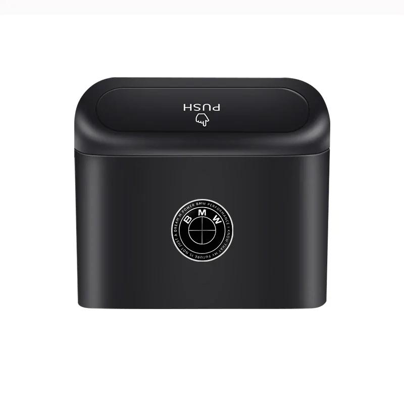 

2025 Hot Car Trash Can Portable Hanging Vehicle Garbage Case Car Logo For BMW E34 E46 E39 E38 E90 E60 E36 F30 F30 F10 E92 E38 E9