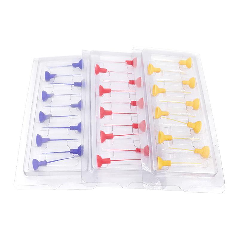 20 Pezzi Attivatore Endo Wireless Ultrasuoni Lavaggio Punta Dente Irrigatore Sonico Dentale Punte Giallo/Blu/Rosso