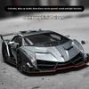 1/24 Lamborghini Poison Veneno Car Alloy Car Diecast Metal Model Sound Light Pull Back Toy Collect Gift Box Ornaments Kids Toys