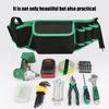 Heavy Duty Oxford Fabric Utility Belt Bag with Multiple Compartments Portable Tool Storage Bag for Tool and Accessories