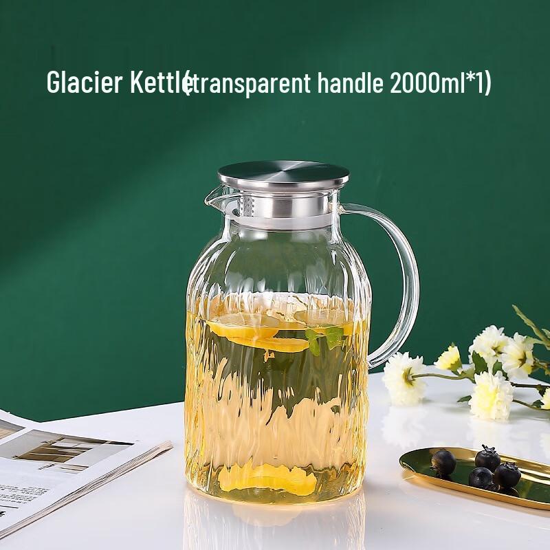 Tingle Heat-Resistant High Borosilicate Glass Pitcher