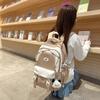 Cute Color Matching Schoolbag Women's Large-capacity Backpack Sweet Girl Primary and Secondary School Students Backpack Girls High Value