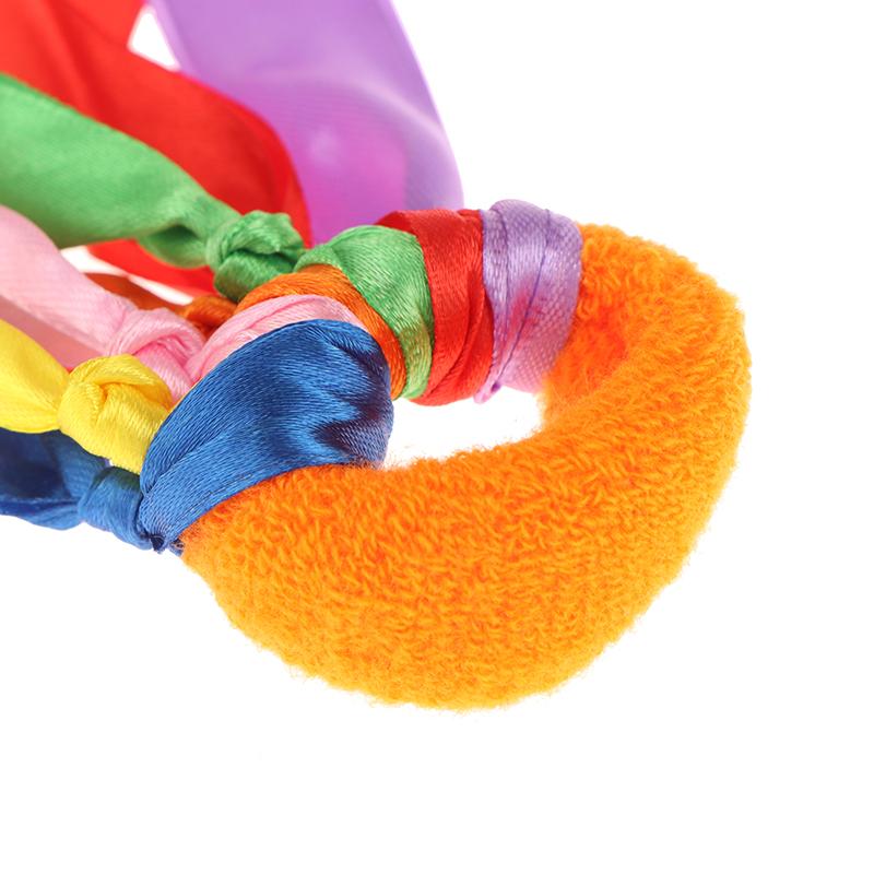 Children'S Wrist Ribbon Team Sports Pompom Cheerleading Big Match Pom Club Dance Props Elastic Bracelet With Elastic Rope