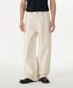 Big Wide Denim Pants [Cream]