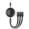 100W Retractable USB Charging Cable for , , , - USB-C Fast Charge
