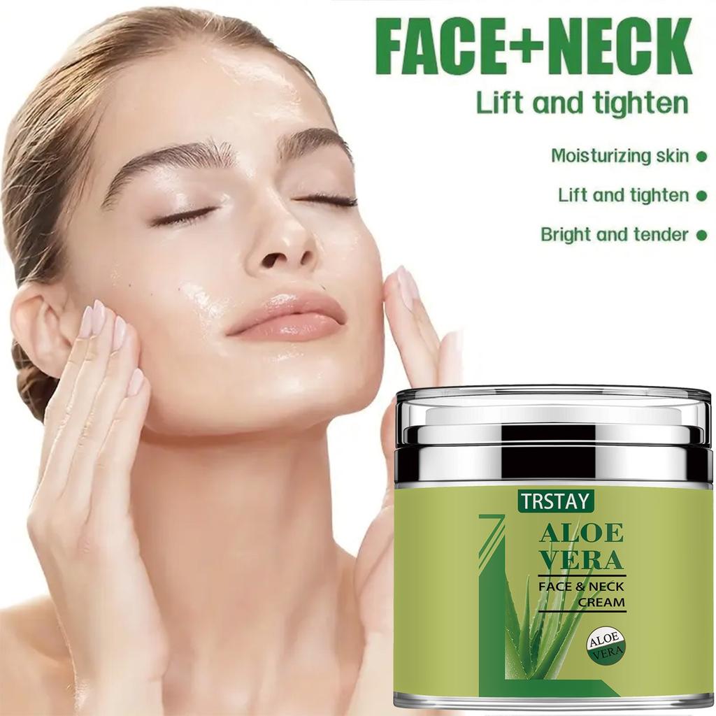 Hluboce hydratační, hydratační, uzamykací, rozjasňující, transparentní krém na krk Kyselý výživný hydratační krém