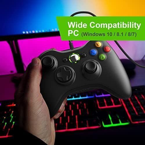 Manette de jeu - DISWOE - Diswoe - Filaire - Double Vibration - Compatible Xbox 360/PC
