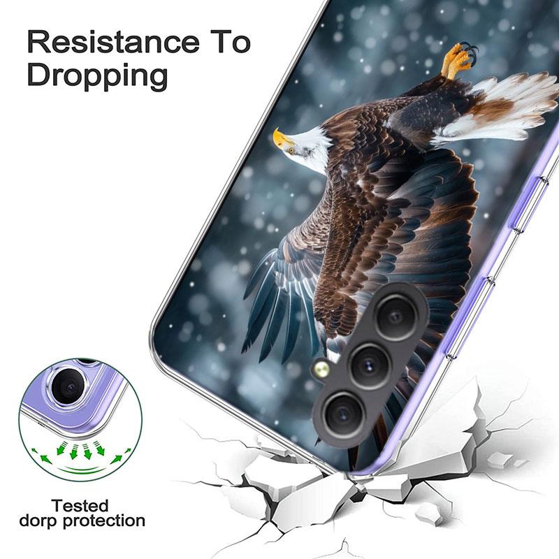Soaring Eagle Hunting Phone Case for Samsung A17 A37 A57 A07 A16 A26 A36 A56 A06 A02S A12 A22 A32 A52S A04S A14 A24 A34 A54 A03