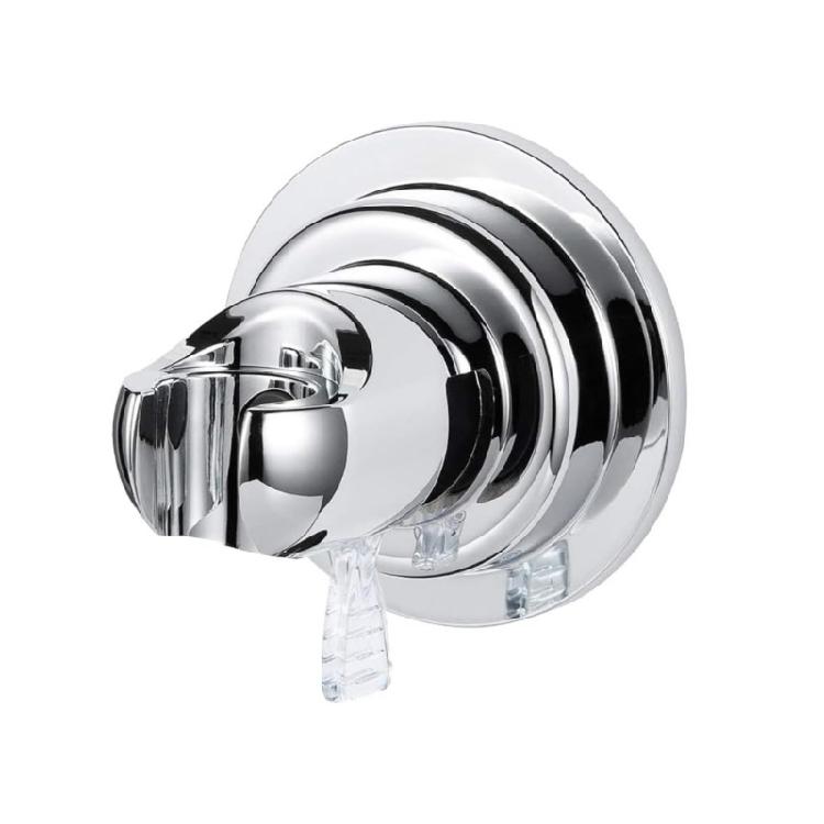 

Strong Suction Shower Holder Includes Adhesive Discs For Textured Walls Easy Relocation No Residues 1