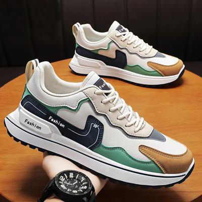 New Men's Shoes Autumn and Winter Leisure Sneaker Platform Men's Shoes Fashion Fashion Shoes Lace-up Comfortable Men's Shoes