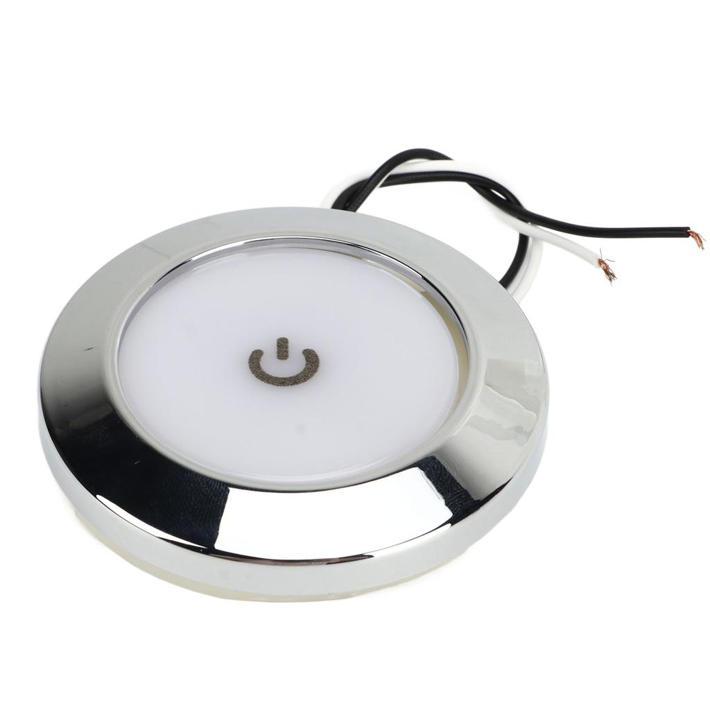 Car Reading Light 2.8inch 24V Touch Button LED Lighting Automobile Interior for RV Boat Van Truck