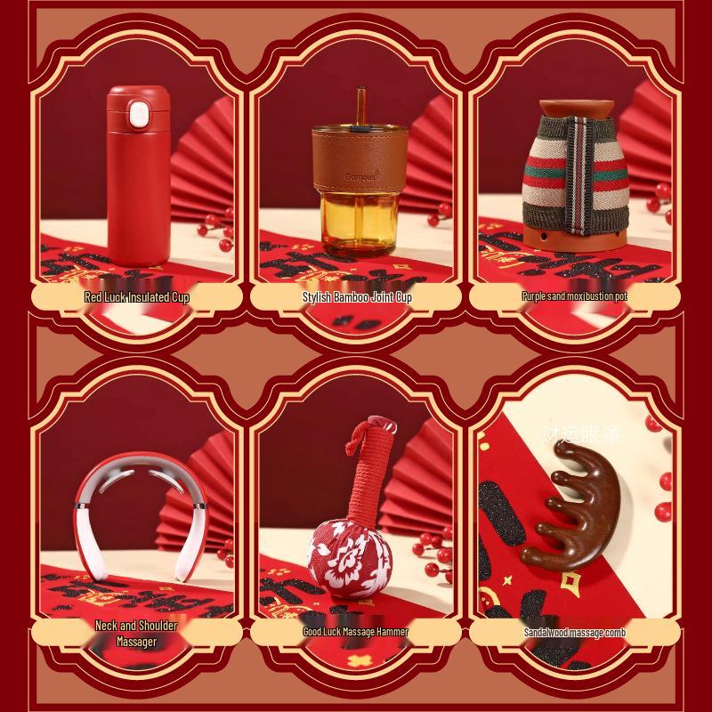 2026 Year of the Horse Customizable Employee Gift Set – Practical and Creative New Year Souvenirs
