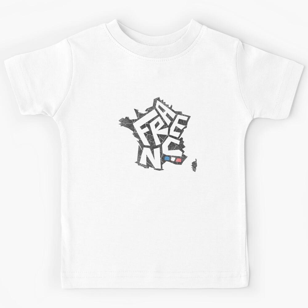 France Map Kids T-Shirt 150