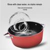 ZISIZ 30CM Deluxe Stewing Pot with Steamer