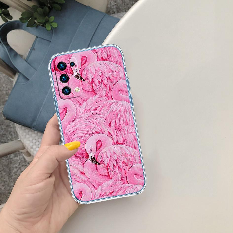 CJ54 Flamingos Pink Bird Flower Case for LG K22 K30 K40 K40S K41 K42 K50 K50S K51 K51S K52 K61 K62 K71 K92 Q60 Q61 V40 V50 V60