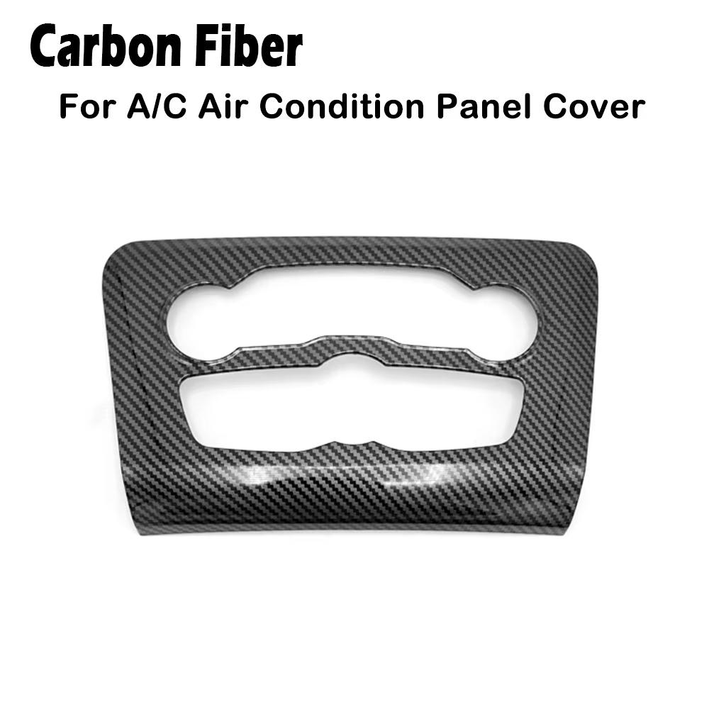 

Carbon Fiber Pattern Central Control Air Conditioning A/C Gear Shift Panel Cover Trim Sticker For Dodge Charger 2016-2021