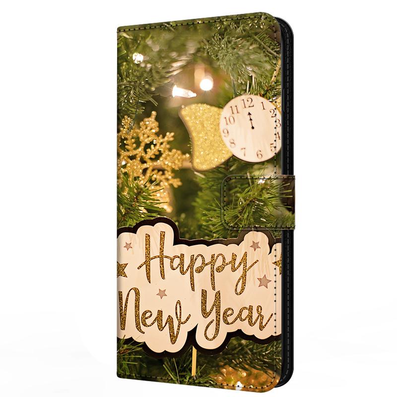 Wallet Cover For Oppo A5 4G 5G Case A5i Pro A5m Flip Stand Book Magnetic Leather Case For Oppo A5x 4G 5G Christmas Cases A 5x