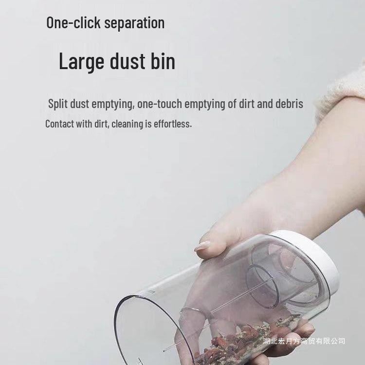 Compact Wireless Vacuum Cleaner: High Suction, Quiet, Handheld, Ideal for Home, Car, Pet Hair, Dust Mites Removal