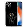 Phone Case For iPhone 15 14 13 12 Mini 11 Pro Max XS X XR 7 8 Plus Clear Shockproof TPU Cover Simplicity Line Art Sun Moon