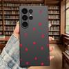 Red Watercolor Hearts Soft TPU Case Slim Shockproof Protective Cover For Samsung Galaxy S Ultra FE Plus A Series 5G