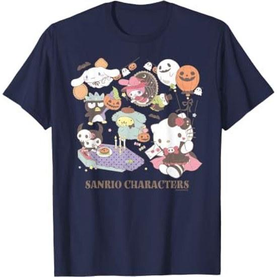 Halloween Special US Design Sanrio Characters Party T-Shirt
