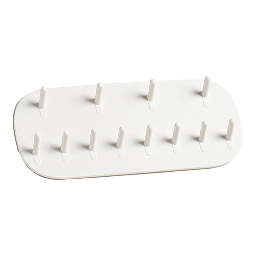 Wall Mount Jewelry Organizer Rack Hanging Hook Drill Free Multi Purpose Display Hook for Earrings