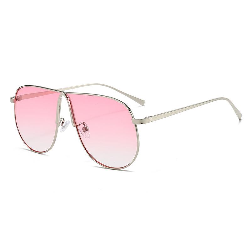 Sunglasses European and American large frame pilot toad glasses men's sunglasses men's and women's high-end sunglasses