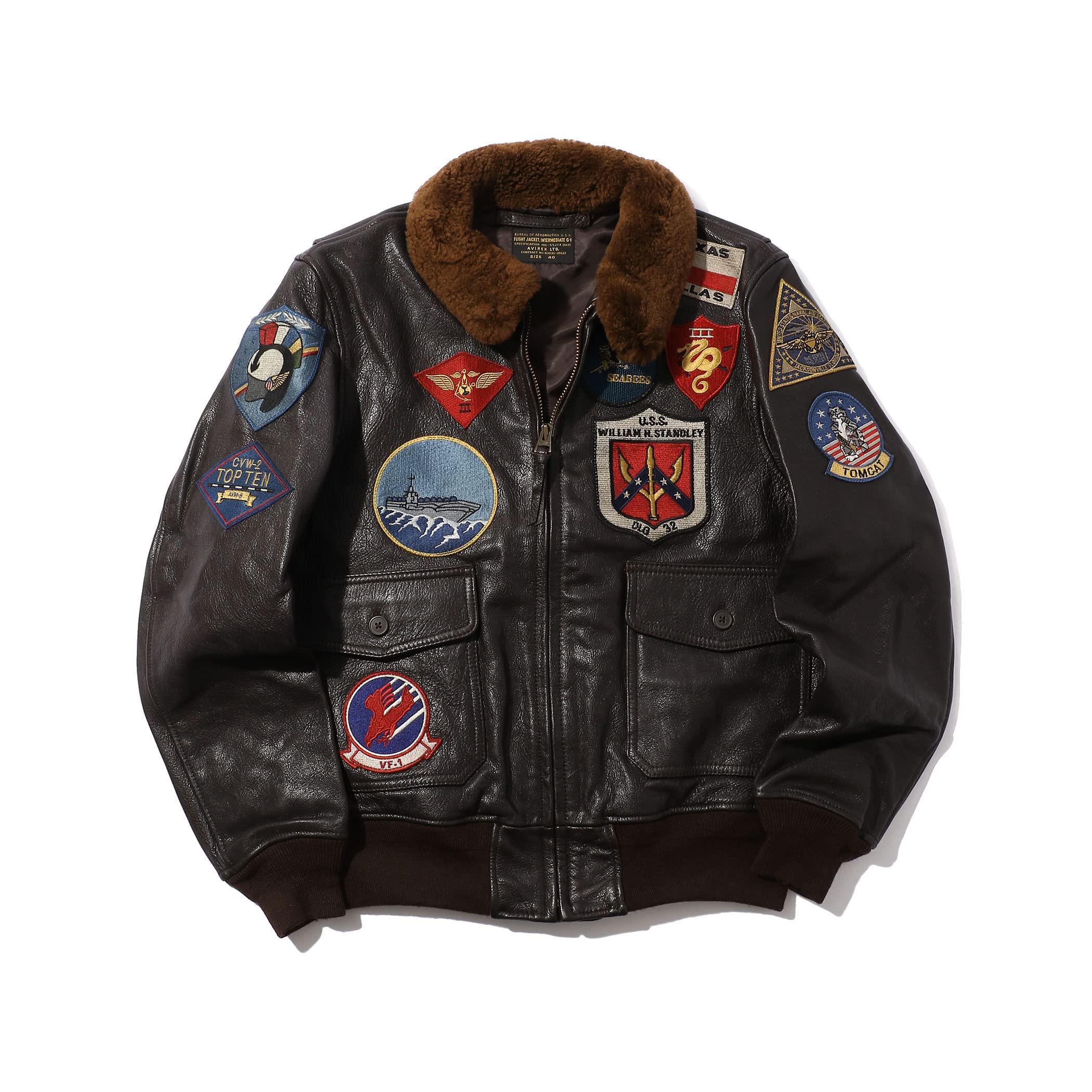 

Шкіряна куртка Avirex GOAT TOPGAN G-1 чоловіча (6101063)