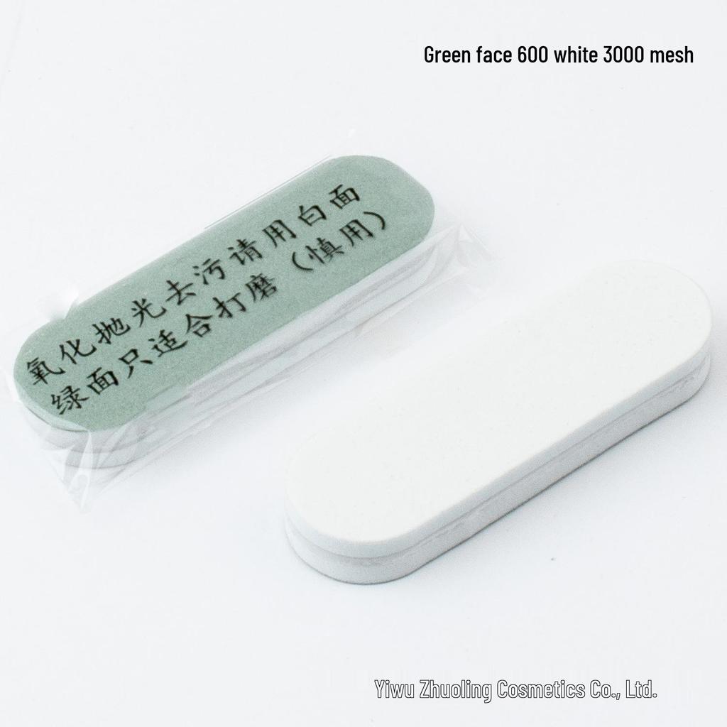Double-Sided Wenwan Polishing Block - Four-Sided Sponge Sandpaper Beeswax Mirror Finish Tool