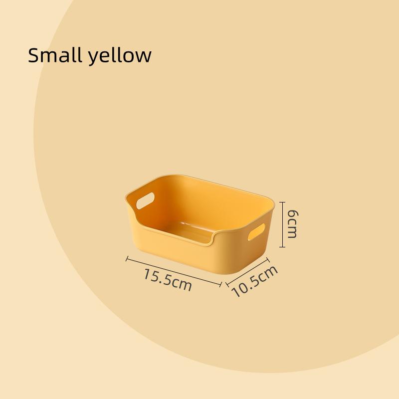 Desktop Storage Box Jewelry Lipstick Organizer Rectangle Plastic Food Container Glasses Makeup Case Toy Basket Home Supplies