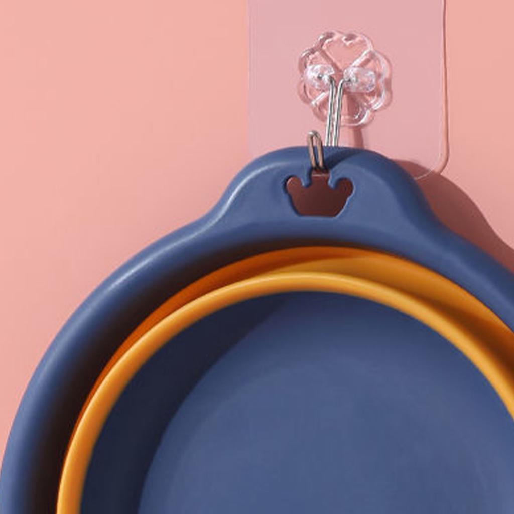 Folding Washbasin Space Saving Plastic Washtub Multi Purpose Portable Washing Basin for Dishing Camping Laundry