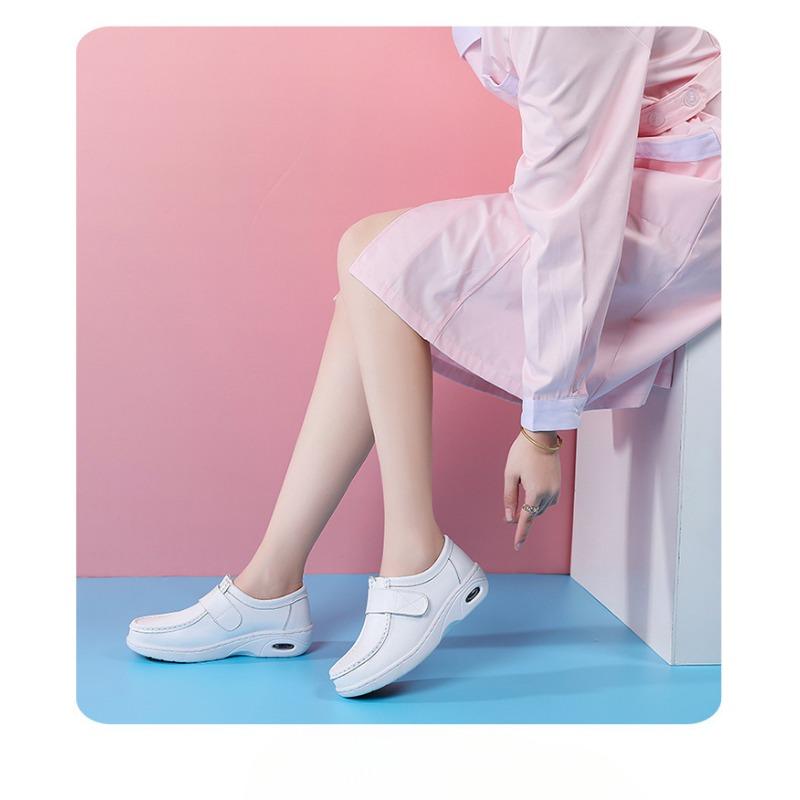 New Air-cushioned Nurse Shoes for Women Soft Soles Thick Soles Versatile Anti-slip and Breathable
