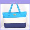 Premium Quality Women Canvas Stripe Handbag For Stylish Summer Beach Outings