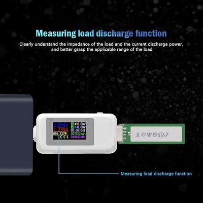 10 in 1 USB Typ-C Tester Voltmeter Stromdetektor Stromspannungsdetektor