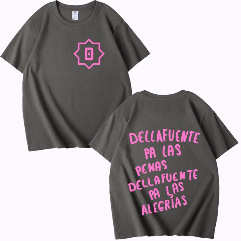 Rapper Dellafuente Pa Las Penas Dellafuente Pa Las Alegrías Graphic T Shirt men women Oversized 100% Cotton loose Unisex tops
