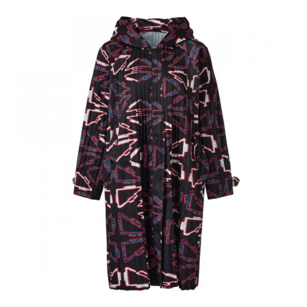 Pleats Me Puzzle Hooded Pleated Field Jacket Ppjks126040