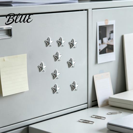 Decorative Fridge Magnets 5/10/15/20Pcs Mini Star Refrigerator Magnet 3D Five-Pointed Room Decor Accessories Memo Note Holder for Kitchen Office