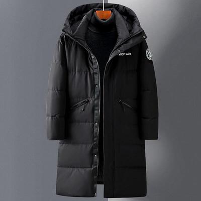 Winter New Work Jacket Down Jacket Men's and Women's Medium and Long Thickened Down Jacket