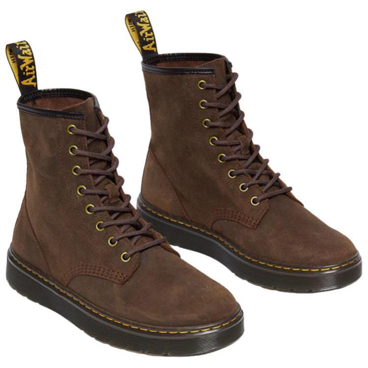 Dr. Martens Kůže Všestranné Pohodlné Krátké Boty Unisex Boty Hnědé 31543201