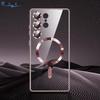 Glitter Plating Clear Silicone Soft Case For Samsung S26 Edge S25 S24 S23 S21 S22 Ultra Plus Magnetic For Magsafe Shell