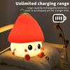 Strawberry Silicone Night Lamp for Kids – Cute Rechargeable LED Light with Tap Control & 8 Color Modes | Soft Touch Nursery Lamp