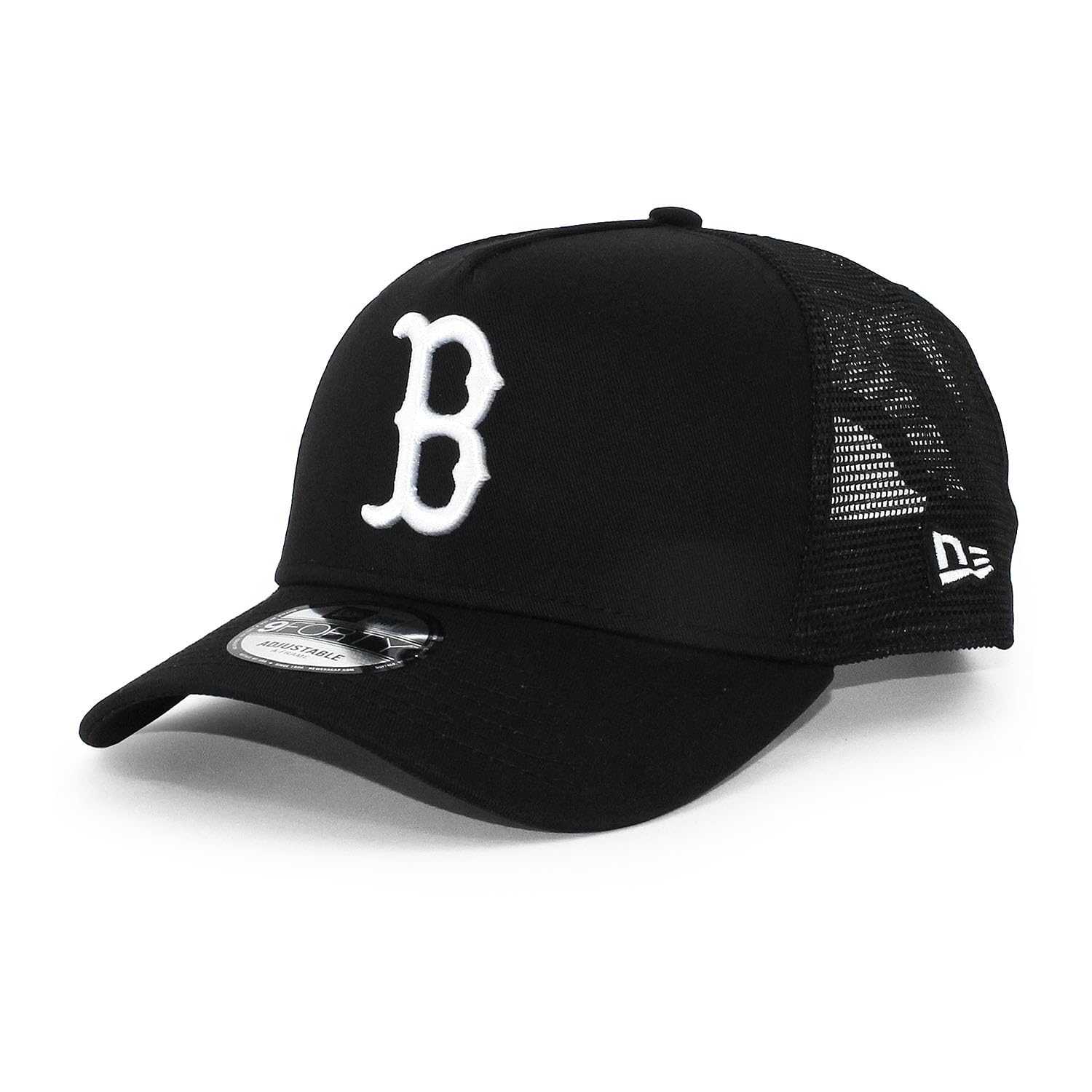 

Кепка New Era 9FORTY Boston Red Sox MLB TRUCKER MESH CAP Черная A-FRAME (940AF) [Использовал] чёрный