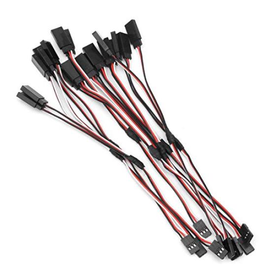 Organizer, 6 szt. 150 mm Przewód przedłużający serwa Kabel do samochodu RC Helikoptera Odbiornika serwo Kabel przedłużający Y