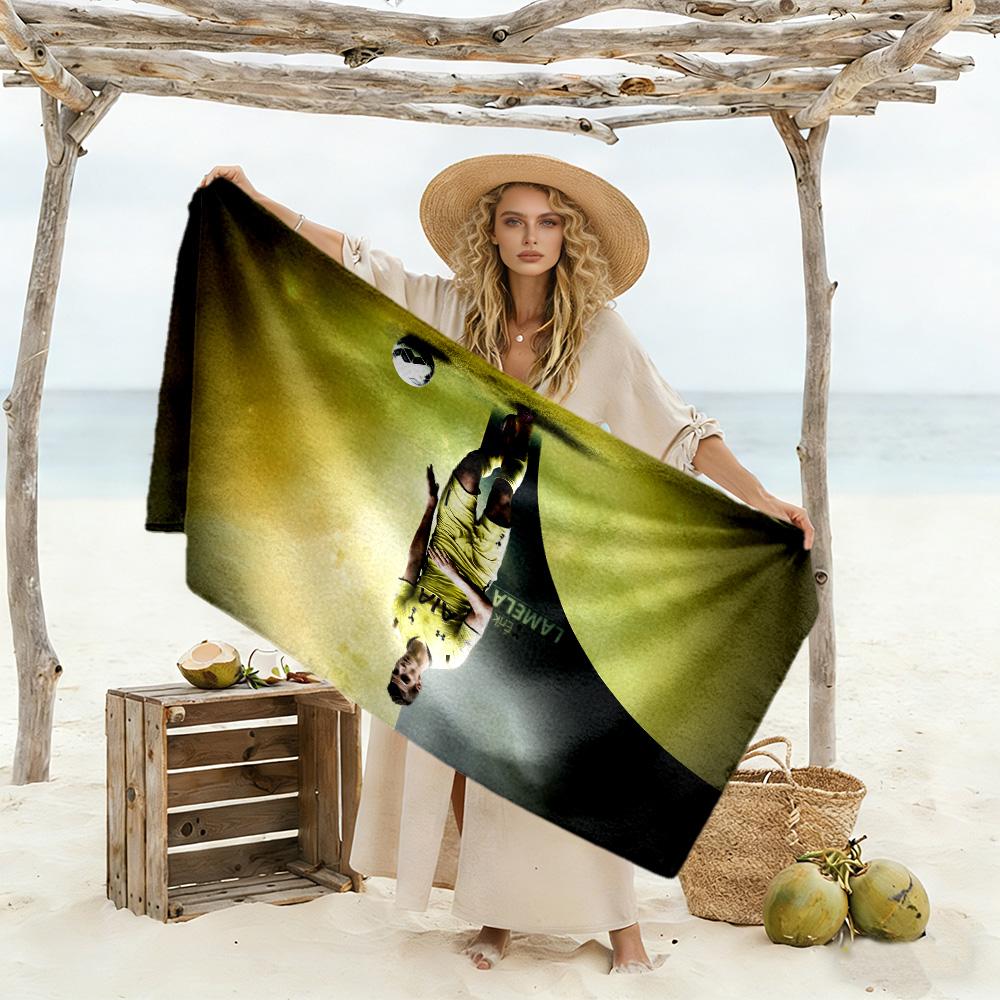 Space Exploration Adventure Beach Towel High Absorbency & Quick-Dry Comfortable Lightweight