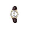 STANDARD Series Retro Pointer Series Classic Waterproof Quartz Movement Leather Strap Japanese and Korean Watch Women's Watch LTP-V005GL-7A